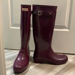Hunter - Plum Purple Boots! 8M/9F